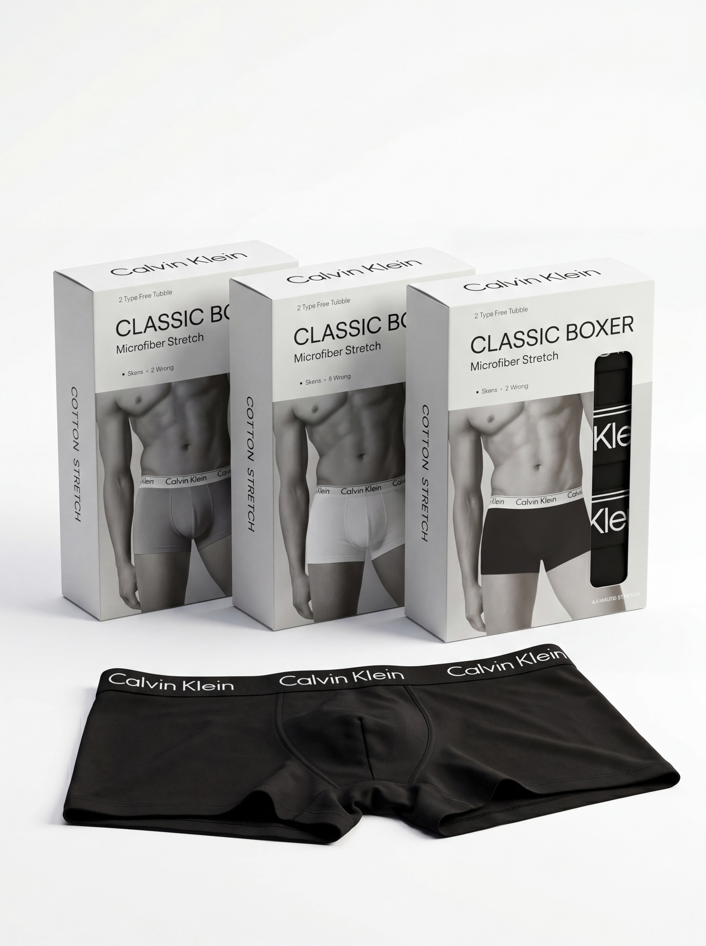 9 PACK TRUNKS DIAMOND COTTON STRETCH